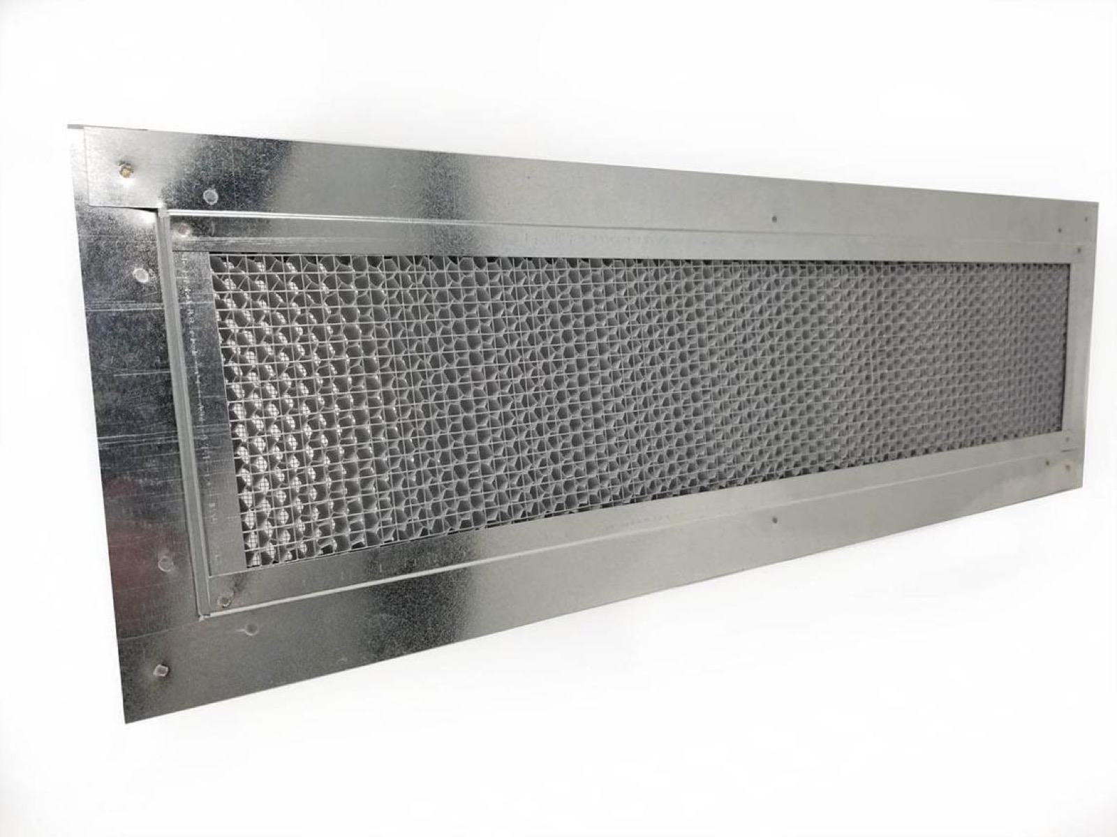 Ember-resistant attic vent with metal mesh screen